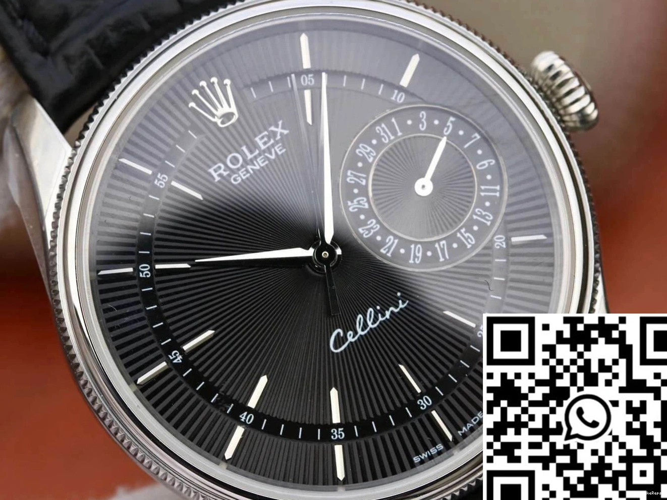 Date Dial MKS Factory 50519 Black Celini Rolex 0209